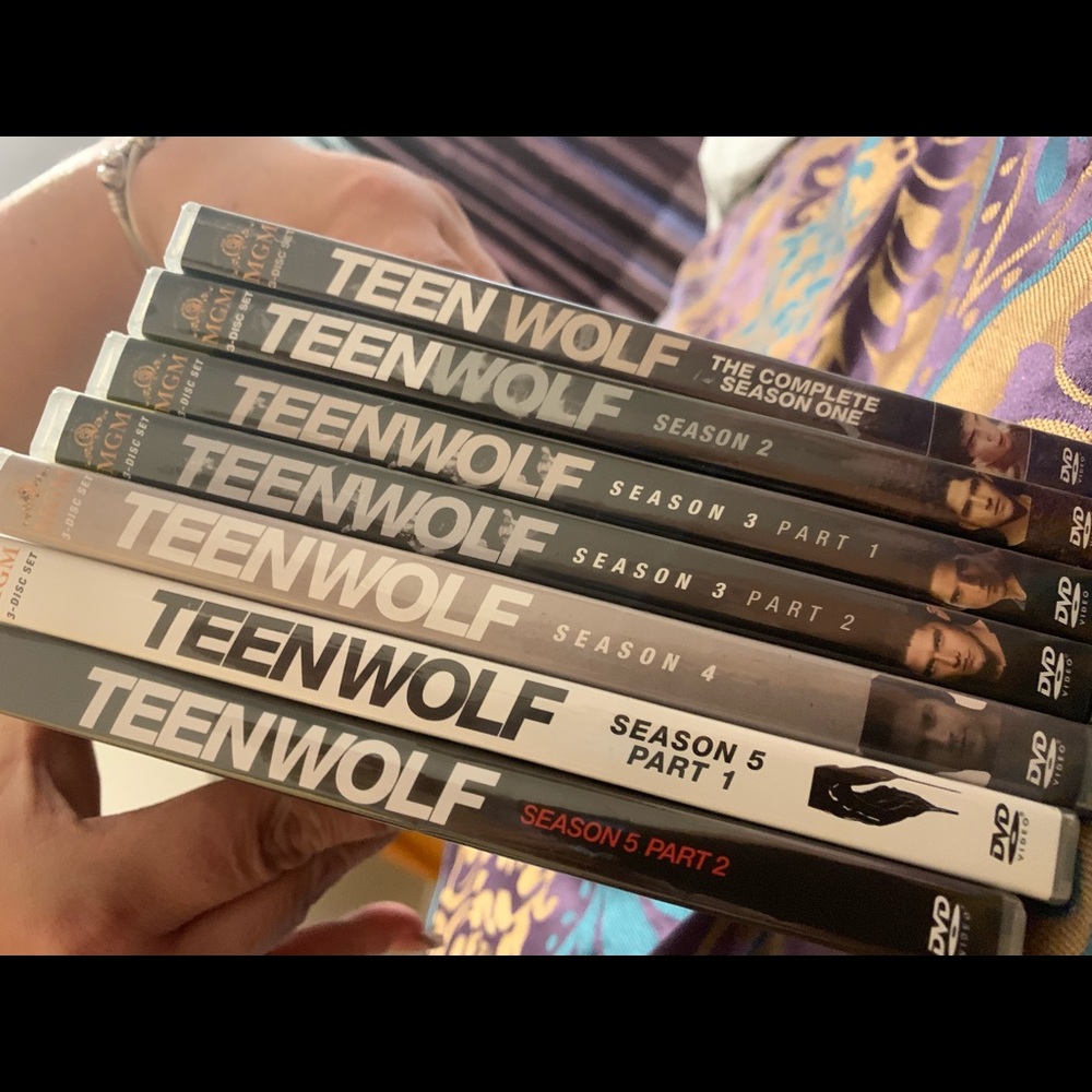 All 5 seasons of teen wolf